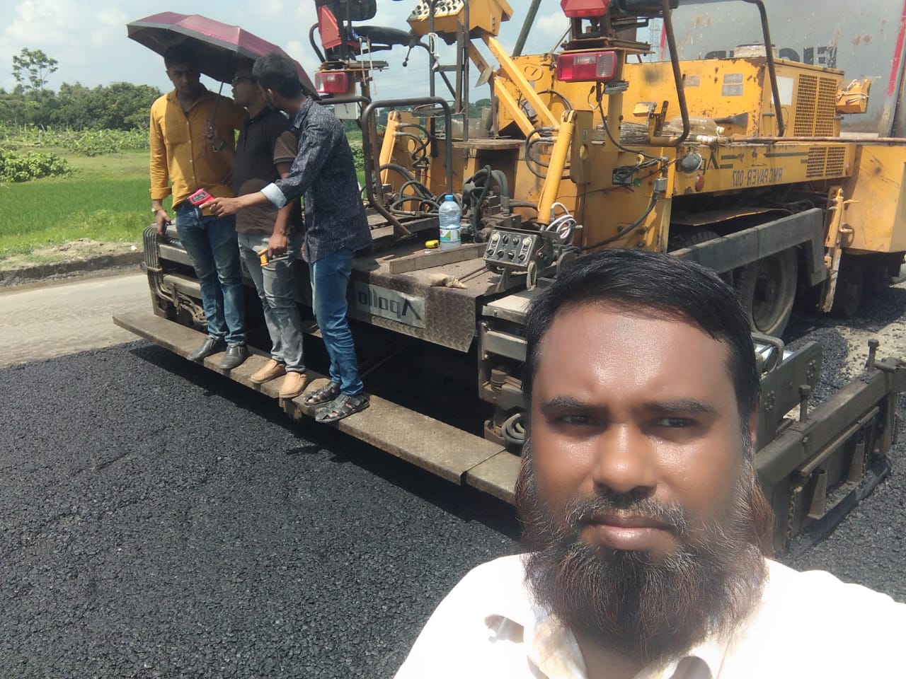 Road construction 